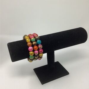 Colorful Beaded Bracelet Set